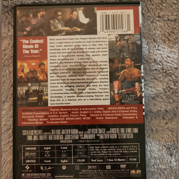 Dvd of Snatch - Picture 2 of 3